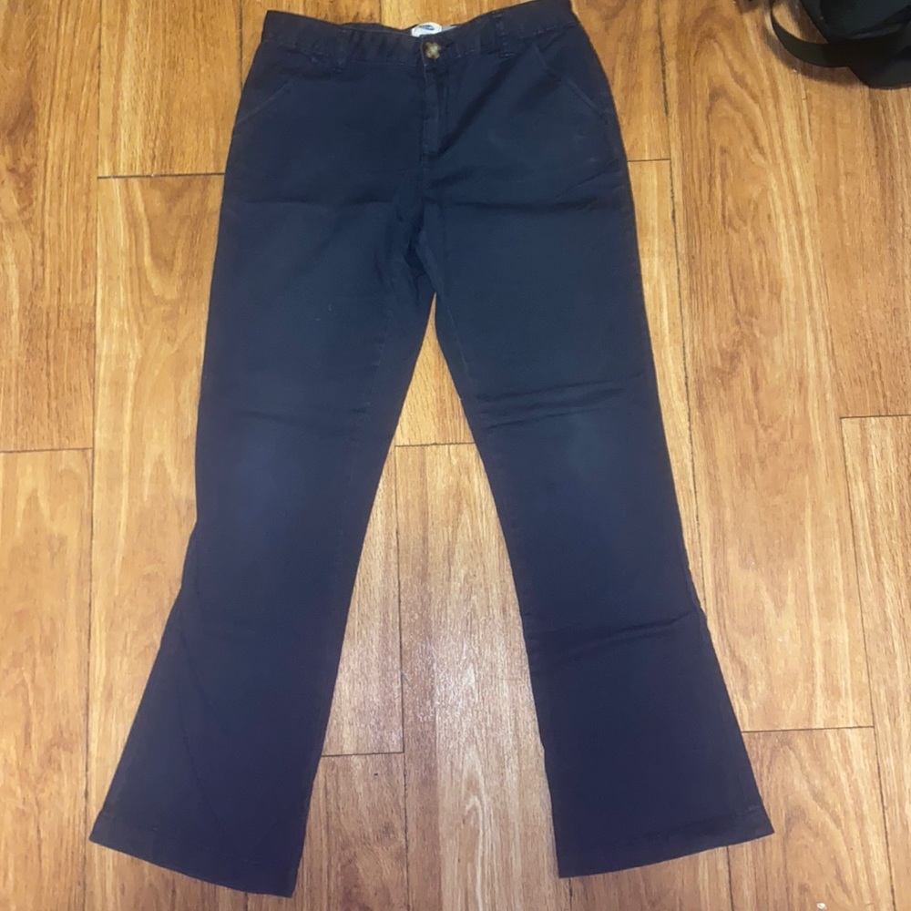 Blue khaki pants